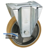 D�RNER + HELMER Bockrolle Polyurethan Alufelge 125 mm 220 kg