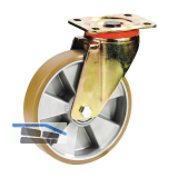 D�RNER + HELMER Lenkrolle Polyurethan Alu-Druckguss-Felge 125 mm 350 kg