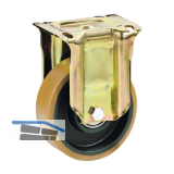 D�RNER + HELMER Bockrolle Polyurethan Guss-Felge 200 mm 750 kg