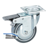 D�RNER + HELMER Lenkrolle TPE Fadenschutz Feststeller 75 mm 50 kg