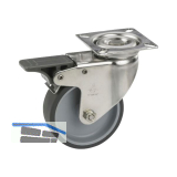 D�RNER + HELMER Lenkrolle TPE Feststeller 75 mm 50 kg