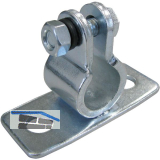 D�RNER + HELMER Guss-Auflageb�ckchen f�r Welle 12 mm Platte 80x34 mm verzinkt