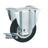 D�RNER + HELMER Bockrolle Vollgummi Stahlfelge 250 mm 250 kg