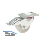 D�RNER + HELMER Lenkrolle Polyamid-Rad 125 mm 220 kg Feststeller