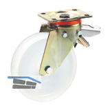 D�RNER + HELMER Lenkrolle Polyamid-Rad 100 mm 320 kg Feststeller