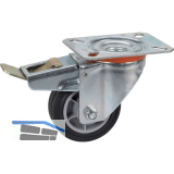 D�RNER + HELMER Lenkrolle TPE PP-Felge Feststeller 80 mm 50 kg