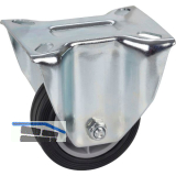 D�RNER + HELMER Bockrolle TPE PP-Felge 80 mm 50 kg