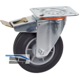 D�RNER + HELMER Lenkrolle TPE PP-Felge Feststeller 125 mm 100 kg