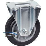 D�RNER + HELMER Bockrolle TPE PP-Felge 160 mm 150 kg