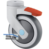TENTE Lenkrolle TPR/Kunststoff Feststeller 125 mm 100 kg Feststeller