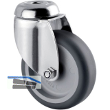 TENTE Lenkrolle Edelstahl R�ckenloch 75 mm 75 kg