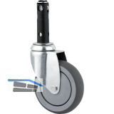 TENTE Lenkrolle TPR/Stahlblech Zapfen 150 mm 100 kg