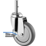 TENTE Lenkrolle Edelstahl Zapfenbefestigung 125 mm