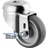 TENTE Lenkrolle Agila TPR/Edelstahl R�ckenloch 50 mm 40 kg