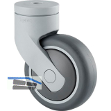 TENTE Lenkrolle TPR/Kunststoff Fadenschutz Schn�pperloch 50 mm 75 kg