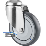 TENTE Lenkrolle Zapfenbefestigung 2470 DYK 75 mm 55 kg