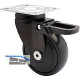 WAGNER Lenkrolle Kunstoff-Rad schwarz 75 mm 75 kg Feststeller