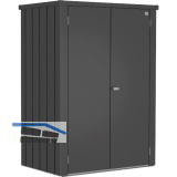 BIOHORT Terrassenschrank Romeo L High dunkelgrau-metallic