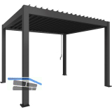 BIOHORT Pergola Gr. 3 x 3,5 dunkelgrau