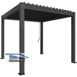 BIOHORT Pergola Gr. 4 x 3,5 dunkelgrau