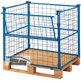 Palettenaufsatzrahmen 3 Gr��e 1200 x 800 x 1000 mm 31,5 kg