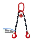 Kettengeh�nge 2-Strang L�nge 2 m Tragkraft 4250 kg inkl. Pr�fzeugnis