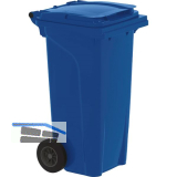 M�lltonne 120 Liter Kunststoff blau Urban