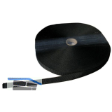 Polypropylen Gurt schwarz, L�nge 100 m St�rke 1,6 mm Breite 30 mm