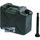 Kanister Kunststoff Armeemodell gr�n Inhalt 10 Liter