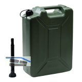 Kanister Kunststoff Armeemodell gr�n Inhalt 20 Liter