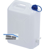 Kanister Kunststoff wei� Inhalt 10 Liter