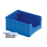 Sichtlagerkasten blau 300 x 234 x 140 mm