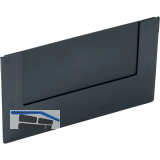 Innere Trennwand f�r Regalkasten 234 x 2 x 140 mm schwarz