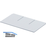 Trennwand wei� f�r Eurokasten 40 x 30 x 17 cm K