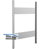 META Steckrahmen 1025 x 600 mm inkl. Steckprofil u. Steck-Tiefensteife verzinkt