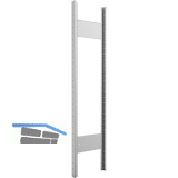 META Steckrahmen 1500 x 300 mm inkl. Steckprofil u. Steck-Tiefensteife verzinkt