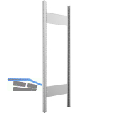 META Steckrahmen 1500 x 400 mm inkl. Steckprofil u. Steck-Tiefensteife verzinkt