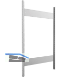 META Steckrahmen 1500 x 800 mm inkl. Steckprofil u. Steck-Tiefensteife verzinkt