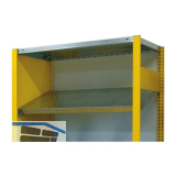 META Schr�gboden V 150, 14� mit Anschlag verzinkt, komplett 1000 x 500 mm