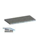 META Fachboden V100 verzinkt 1000 x 500 mm Tragkraft 100 kg