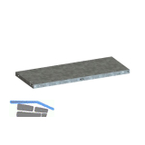 META Fachboden MS 150 verzinkt 1000 x 400 mm Tragkraft 150 kg