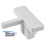 META PVC-Abdeckkappe grau