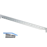 META Clip L�ngsriegel verzinkt, gelocht L�nge 1000 mm