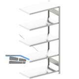 META Steck-Anbauregal 2000 x 1000 x 500 mm 5 Fachb�den 150 kg