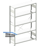 META Steck-Grundregal 2000 x 1300 x 400 mm 5 Fachb�den 230 kg