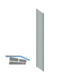 META Vollwandrahmen verzinkt H�he 2500 mm Tiefe 400 mm