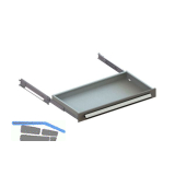 META Schublade RAL 7035 H�he 100 mm Tiefe 500 Breite 1000 mm Vollauszug