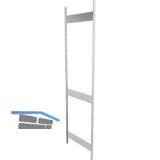 META Steckrahmen 3000 x 800 mm inkl. Steckprofil u. Steck-Tiefensteife verzinkt