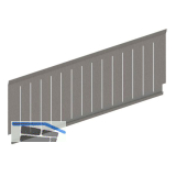 META Tiefenteiler H�he 200 mm Tiefe 400 mm, verzinkt