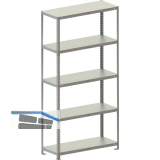 META Schraubregal Grundset 2000 x 1000 x 400 mm Tragkraft 150 kg